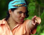 survivor sandra pearl islands&nbsp;pointing