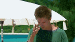 Survivor Spencer Smelling His&nbsp;Fingers